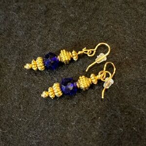 Cobalt Blue Earrings